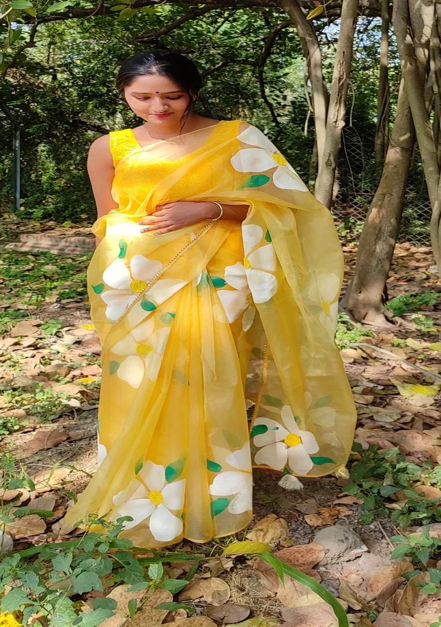 Gulmohar saree