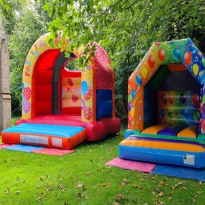 kids’ bouncy castles for garden parties