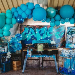 Amsterdam graffiti birthday party